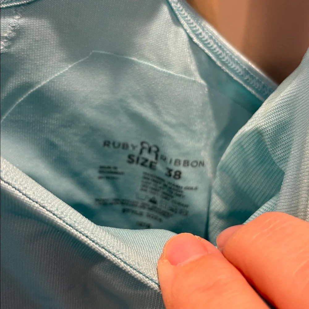 Ruby Ribbon Sky Blue Camisole - Picture 2 of 3